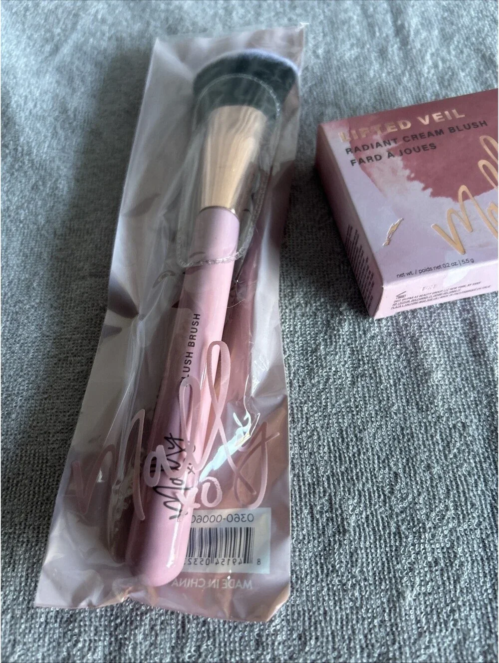 Mally XO LIFTED VEIL Radiant Cream Blush + Blush Brush Duo Set